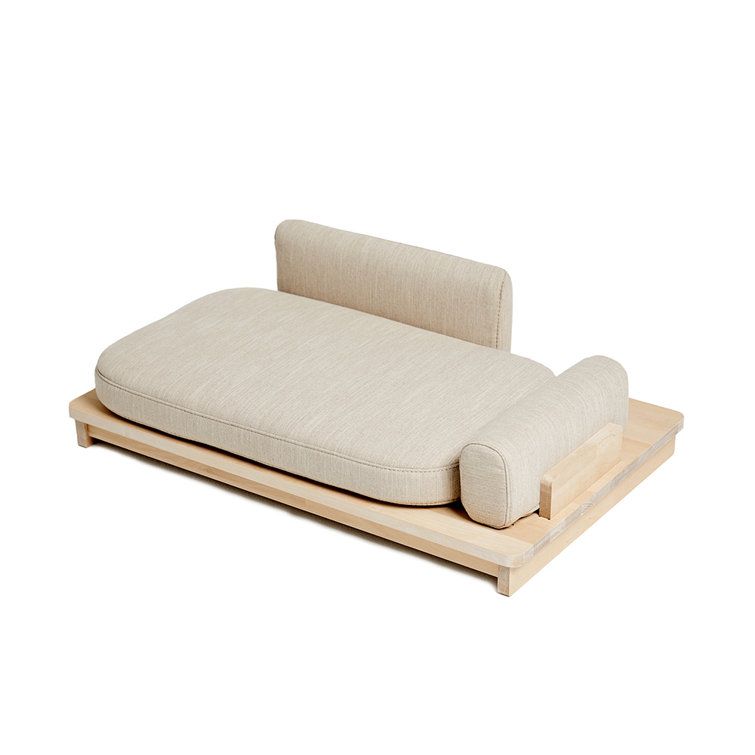 Minimal Beige Dog Bed